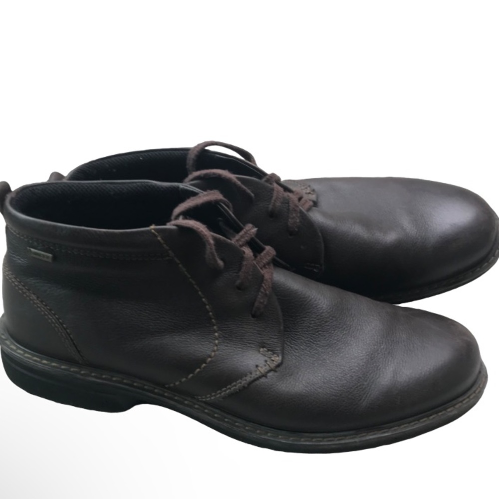 Ecco $230 Turn Brown Leather Chukka Boots Gore-Tex Men’s Size 11-11.5 US  45 EU
